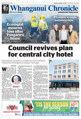 Cover of Wanganui Chronicle