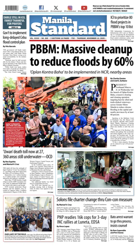 Cover of Manila Standard