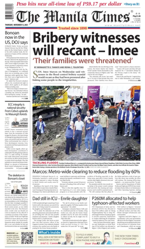 Cover of Manila Times