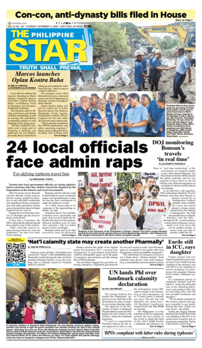 Cover of The Philippine Star