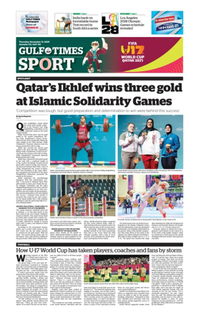 Cover of Gulf Times Sport