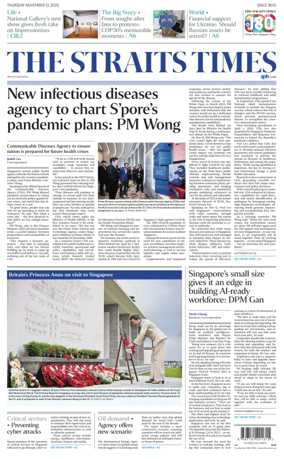 Cover of The Straits Times