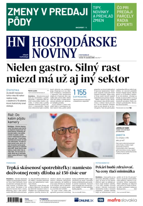 Cover of Hospodárske noviny