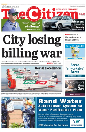 Cover of The Citizen (KZN)