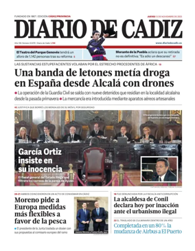 Cover of Diario de Cadiz