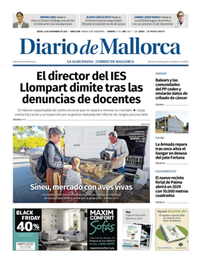 Cover of Diario de Mallorca