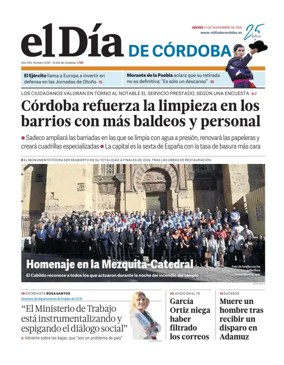 Cover of El Dia de Cordoba