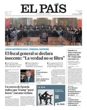 Cover of El País (Catalunya)