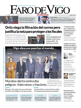 Cover of Faro de Vigo (Ourense)