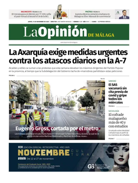 Cover of La Opinión de Málaga