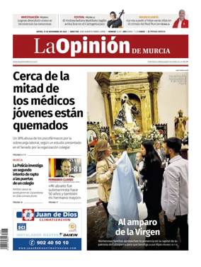 Cover of La Opinión de Murcia