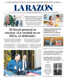 Cover of La Razon (Madrid)