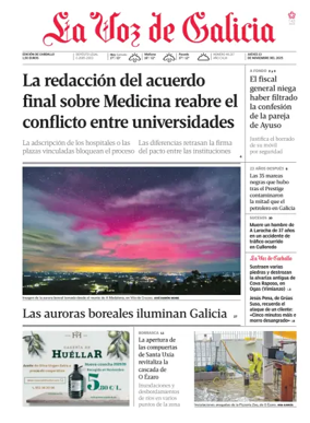 Cover of La Voz de Galicia (Carballo)