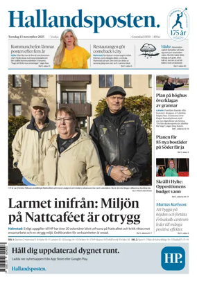 Cover of Hallandsposten