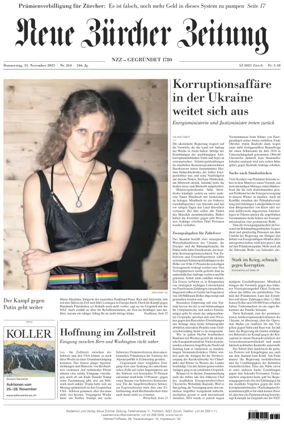 Cover of Neue Zürcher Zeitung