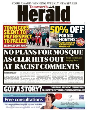 Cover of Atherstone & Coleshill Herald