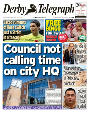 Cover of Derby Telegraph