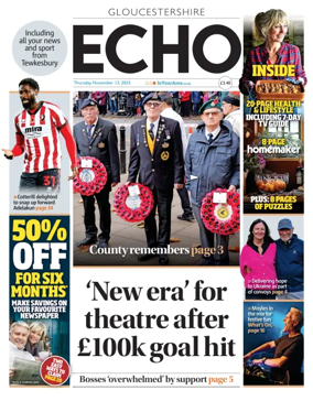 Cover of Gloucestershire Echo