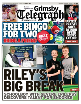Cover of Grimsby Telegraph
