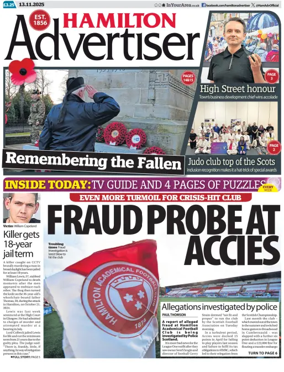 Cover of Hamilton Advertiser