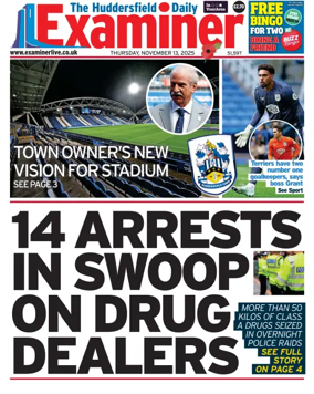 Cover of Huddersfield Daily Examiner