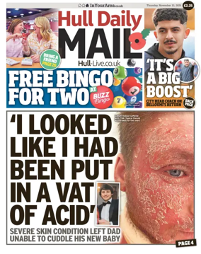 Cover of Hull Daily Mail