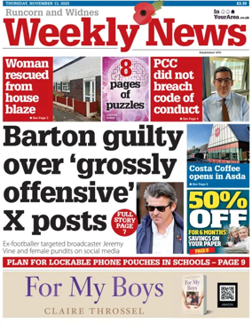 Cover of Runcorn & Widnes Weekly News