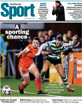 Cover of Herald Sport