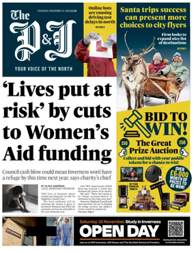 Cover of The Press and Journal (Highlands & Islands)