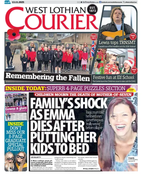 Cover of West Lothian Courier