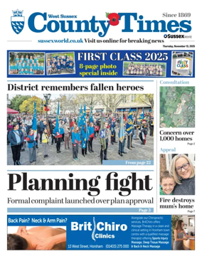 Cover of West Sussex County Times