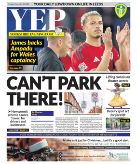Cover of Yorkshire Evening Post