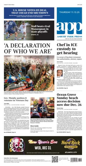 Cover of Asbury Park Press