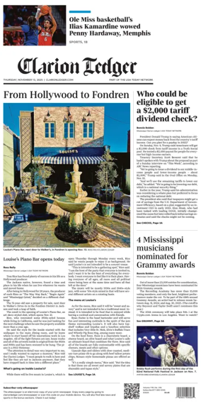 Cover of Clarion Ledger