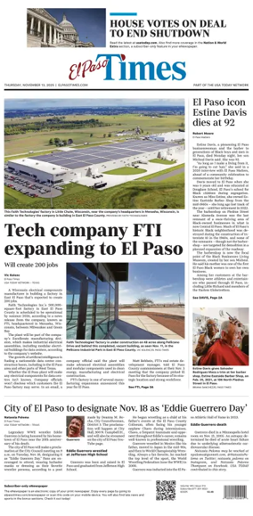 Cover of El Paso Times