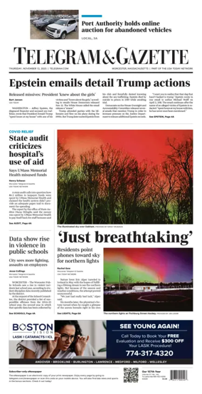 Cover of Telegram & Gazette