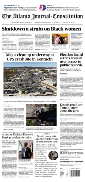 Cover of The Atlanta Journal-Constitution