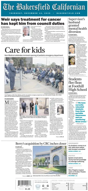 Cover of The Bakersfield Californian