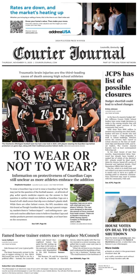 Cover of The Courier-Journal (Louisville)