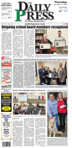 Cover of The Daily Press