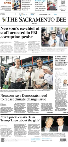 Cover of The Sacramento Bee