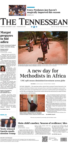 Cover of The Tennessean