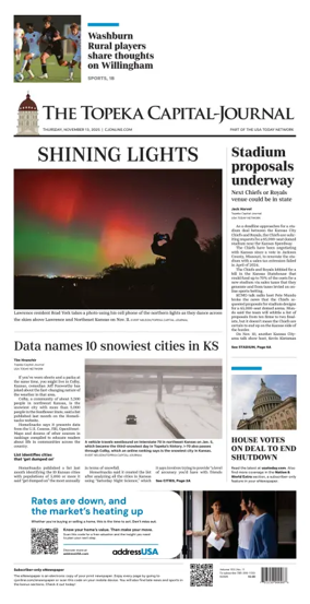 Cover of The Topeka Capital-Journal