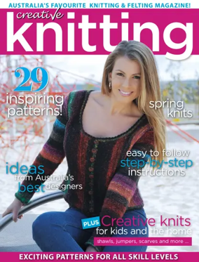Cover of Creative Knitting (Australia)