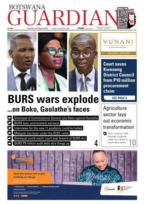 Cover of Botswana Guardian