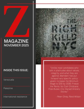 Cover of Z Magazine