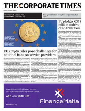 Cover of The Corporate Times (Malta)