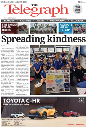 Cover of Seymour Telegraph