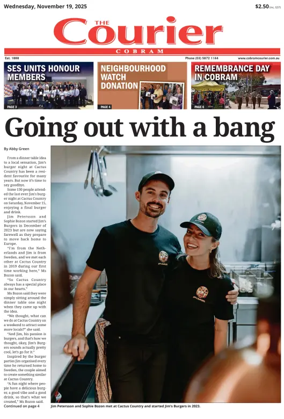 Cover of The Cobram Courier
