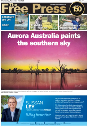 Cover of The Free Press (Corowa)